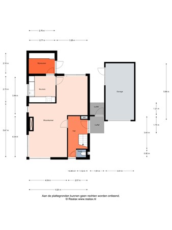 Floorplan - Schoolstraat 18, 3751 EL Bunschoten-Spakenburg